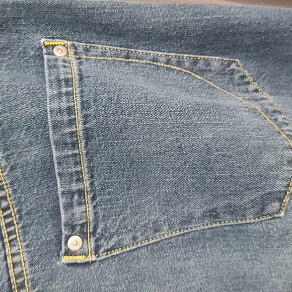Paper & Denim Mens Jeans Button Fly Size 38 GUC - Picture 7 of 10